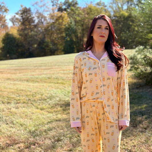 Iced Latte Pajamas - Soft Peach Color